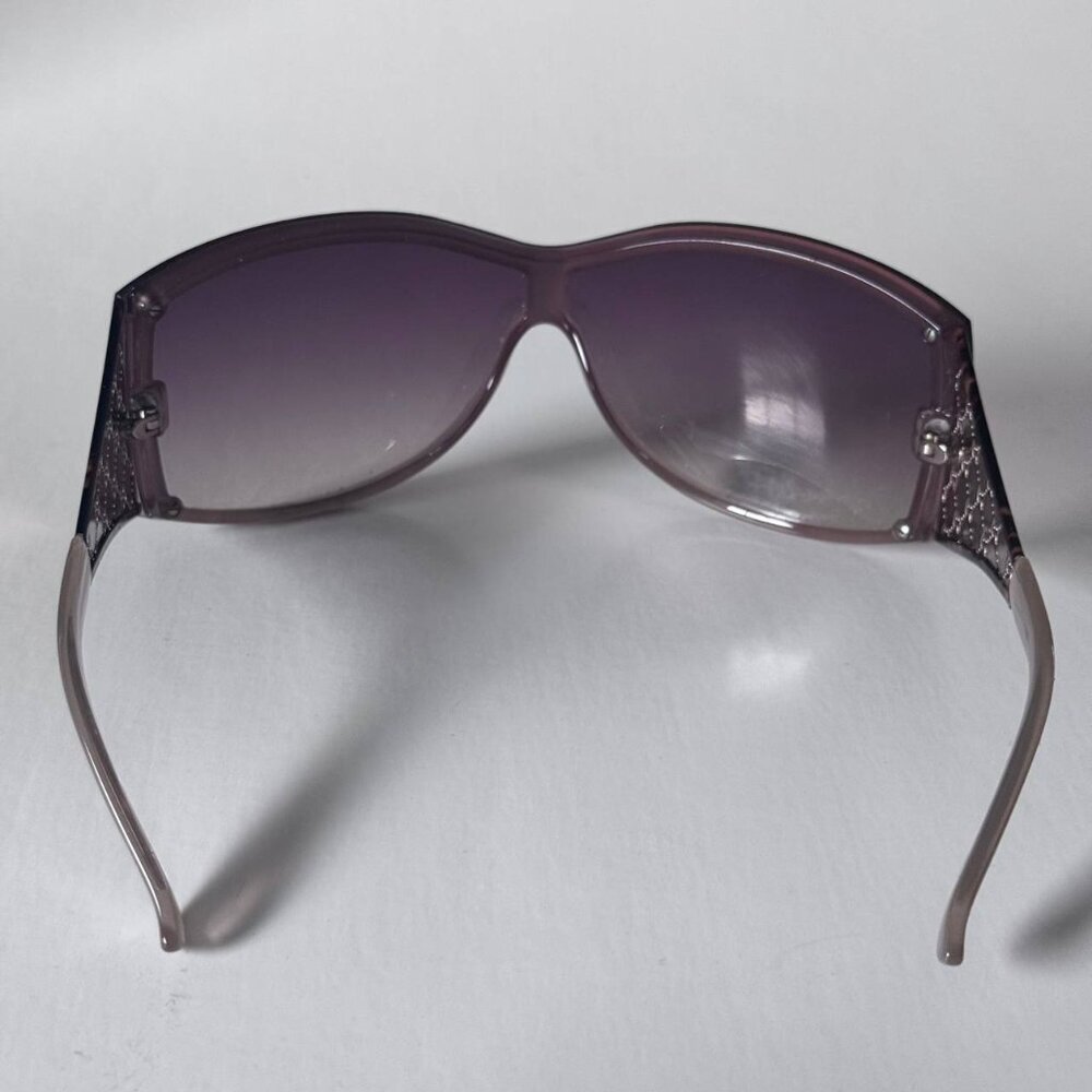 Vintage Authentic GUCCI Women’s Brown Sunglasses with Purple/Brown Lenses - Picture 9 of 13